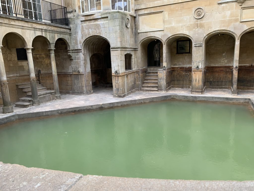 Sacred Spring at Roman Baths, Bath, England